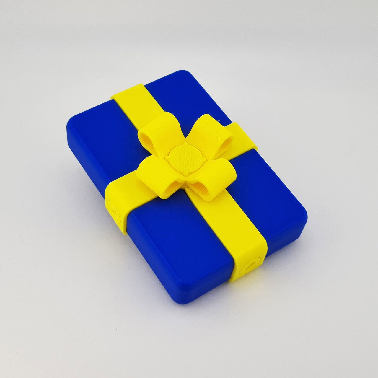 Blå og gul Brøndby gaveæske