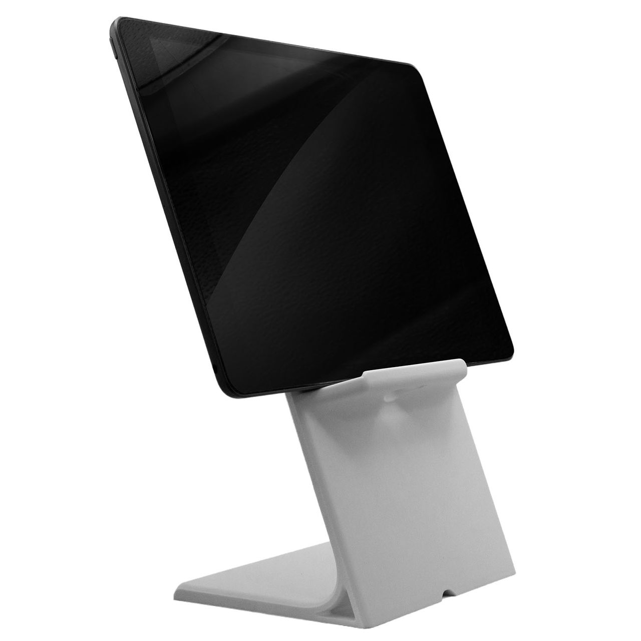 Tablet holder i minimalistisk design med hældning