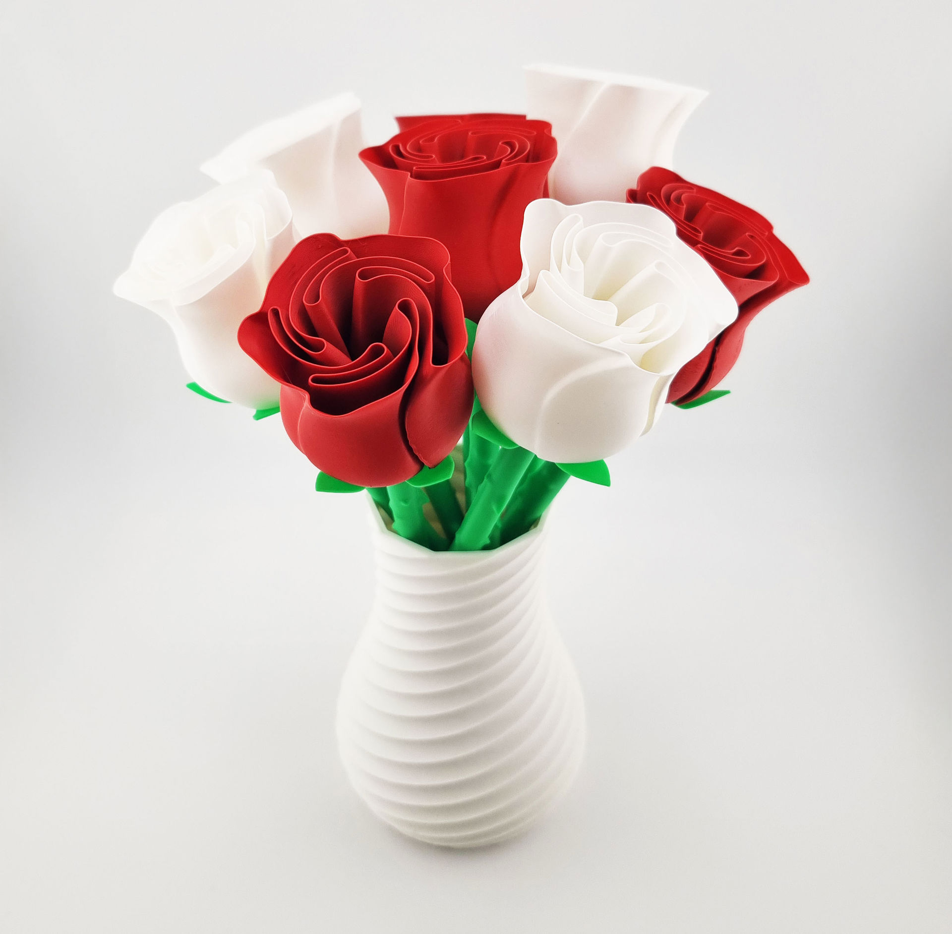 Buket roser i en vase